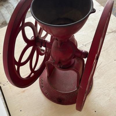ENTERPRISE ~ 20” Large Cast Iron Coffee Mill Grinder ~ Heavy, Heavy ~ Heavy