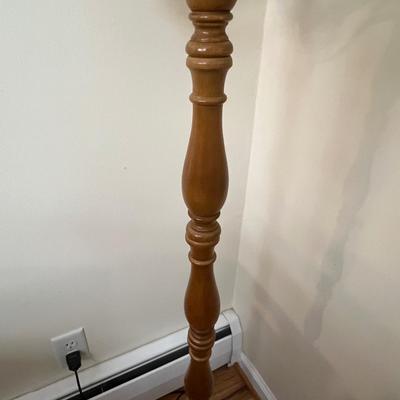 Student Floor Lamp w/Hobnail Milk Glass Shades (DR-RG)