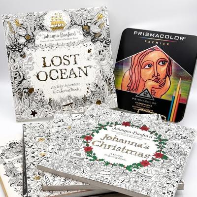 JOHANNA BASFORD ~ Coloring Book Set