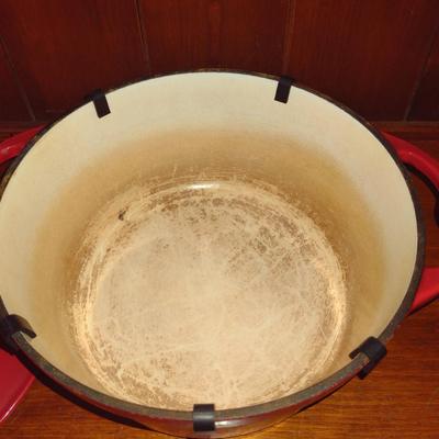 Lodge 1896 Enamel on Cast Iron Covered Dutch Oven- 6 Quart Capacity