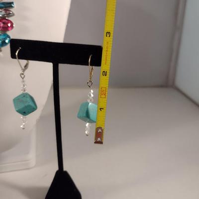 Collection of Chunky Jewelry with Turquoise Accents (#7)