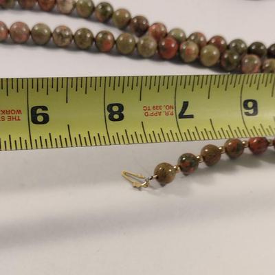 Collection of Natural Stone Jewelry- Necklace, Bracelet, Earrings (#15)