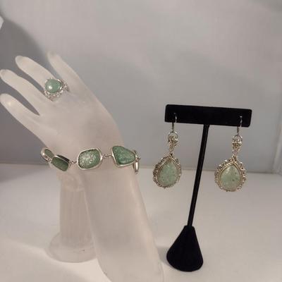 Fashion Jewelry Set- Ring, Bracelet, Earrings (#16)