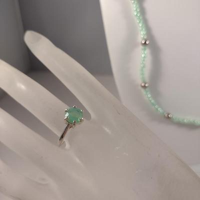 Fashion Jewelry Set- Necklace, Ring, Bracelet, Earrings (#17)