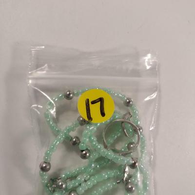 Fashion Jewelry Set- Necklace, Ring, Bracelet, Earrings (#17)