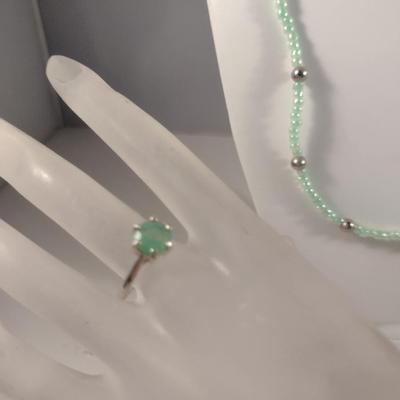 Fashion Jewelry Set- Necklace, Ring, Bracelet, Earrings (#17)