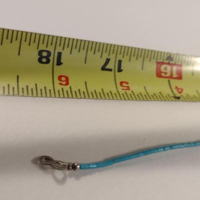 Turquoise Necklace and Earrings (#18)