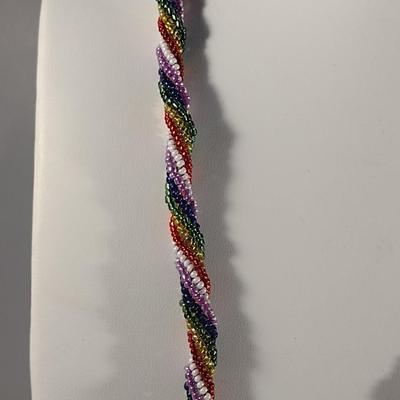 Hummingbird Design Hand Made Multi-Color Seed Bead Jewelry Set (#19)