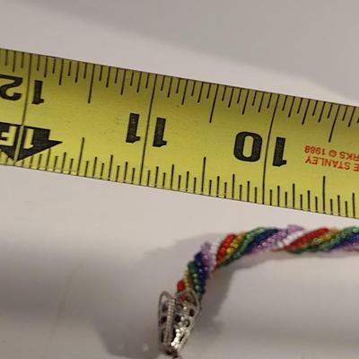 Hummingbird Design Hand Made Multi-Color Seed Bead Jewelry Set (#19)