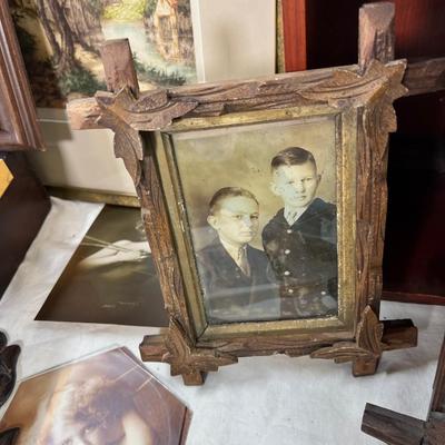 Antique boxes photographs and prints
