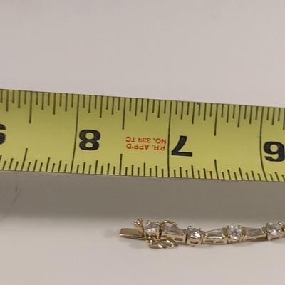 Multicolored Stone Jewelry- Gold Tone Marked 925 (#23)