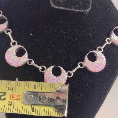 Artisan Created Loretta Maetza Zuni Necklace and Earring Set (#24)