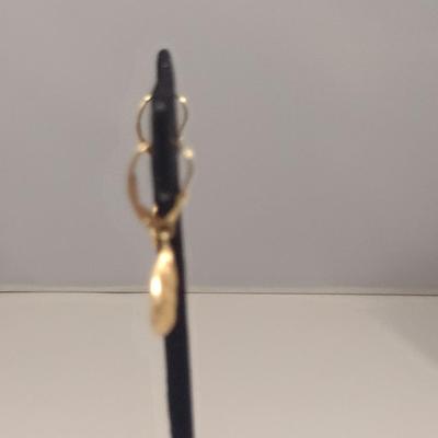 14 Karat Yellow Gold Earrings- 3 Pairs- Approx Total Weight 5.7 Grams (#25)