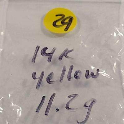 14 Karat Yellow Gold and Stone Bracelet- Approx Total Weight 11.2 Grams (#29)