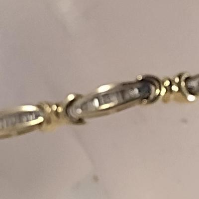 14 Karat Yellow Gold and Stone Bracelet- Approx Total Weight 11.2 Grams (#29)