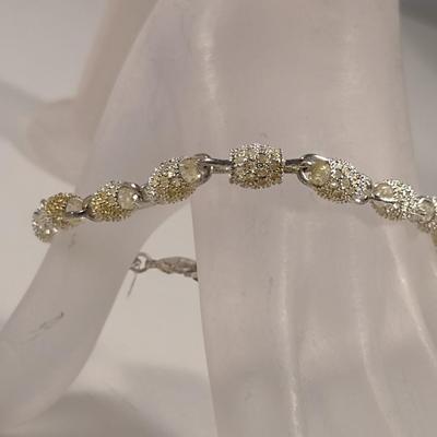 Sterling Silver Bracelet- Approx 12.8 Grams (#33)