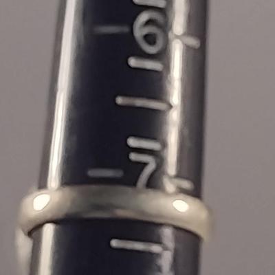 Sterling Silver and Red Stone Ring and Bracelet- Approx Weight 31.7 Grams (#41)