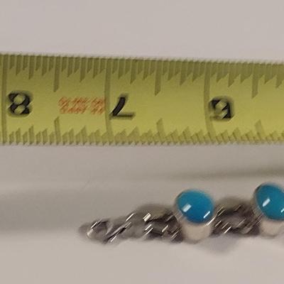Sterling Silver and Turquoise Ring and Bracelet- Approx Weight 36.6 Grams (#43)