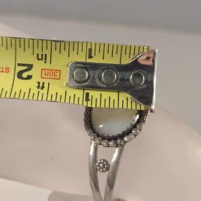 Sterling Silver and Stone Ring and Bangle (#44)