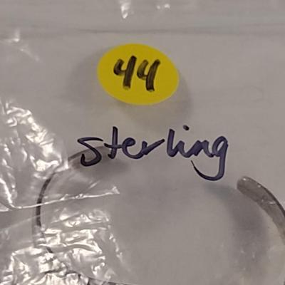 Sterling Silver and Stone Ring and Bangle (#44)