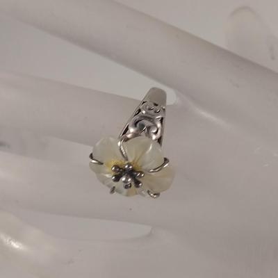 Sterling Silver and Stone Ring and Bangle (#44)