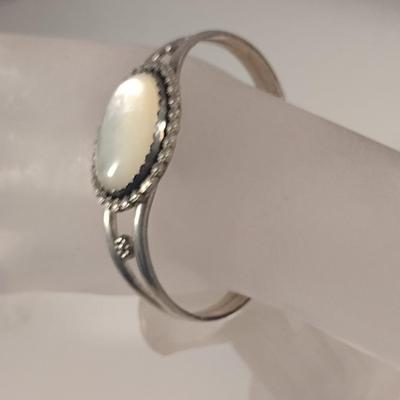 Sterling Silver and Stone Ring and Bangle (#44)