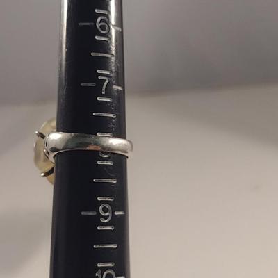 Sterling Silver and Stone Ring and Bangle (#44)