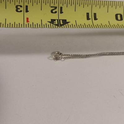 Sterling Silver and Pink Stone Necklace and Ring (#46)