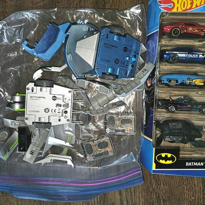 Legos + Robotic Battlebots + Hotwheels Batman Set