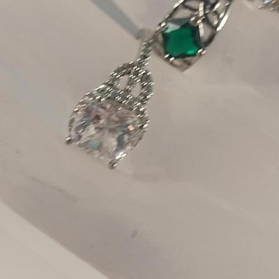 Three Sterling Silver and Stone Rings (#49)