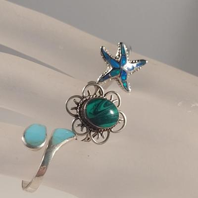 Three Sterling Silver Rings (#51)