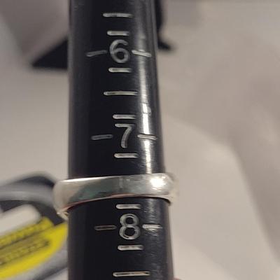 Three Sterling Silver Rings (#52)