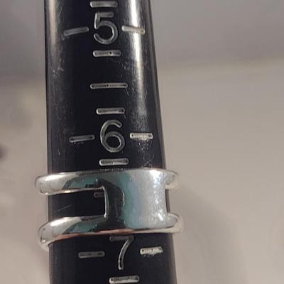Three Sterling Silver Rings (#52)