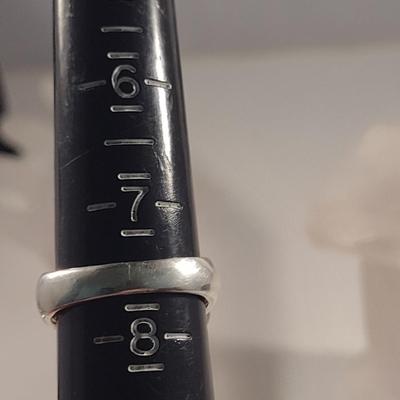 Three Sterling Silver Rings (#52)