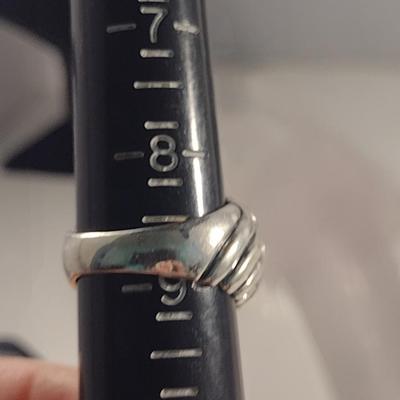 Three Sterling Silver Rings (#52)