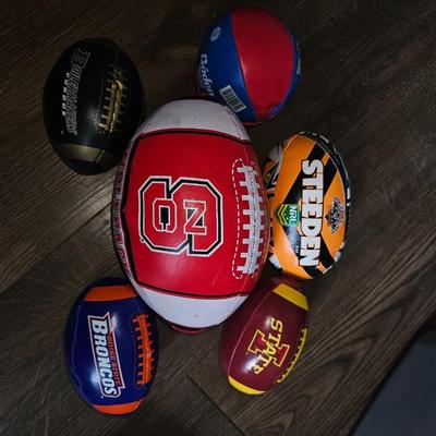Vintage NCAA College Plush Team Balls