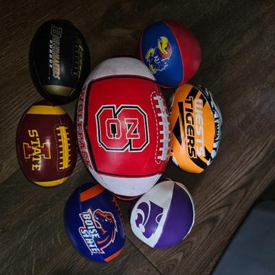 Vintage NCAA College Plush Team Balls