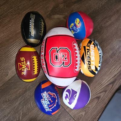 Vintage NCAA College Plush Team Balls