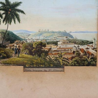 STEINMANN, 1835 “Vista tomada de Sta. Thereza"