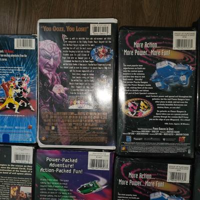 Rare Vintage Power Rangers & Batman VHS Lot Excellent Condition