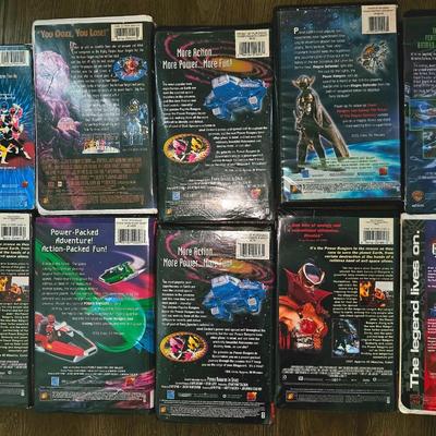 Rare Vintage Power Rangers & Batman VHS Lot Excellent Condition