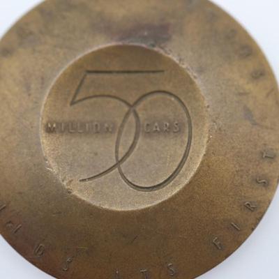 Bronze Medal General Motors Builds Its First 50 Million Cars, 1954