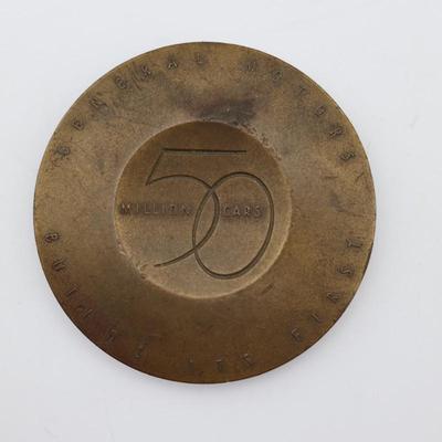 Bronze Medal General Motors Builds Its First 50 Million Cars, 1954