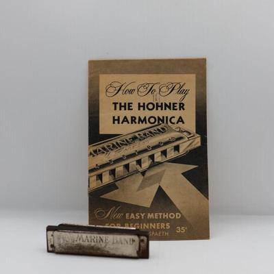 Hohner Marine Band Harmonica & "How to Play" Guide