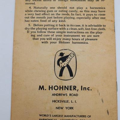 Hohner Marine Band Harmonica & "How to Play" Guide