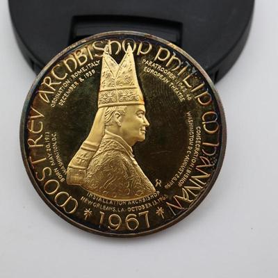 1967 Archbishop Philip Hannan New Orleans Medals