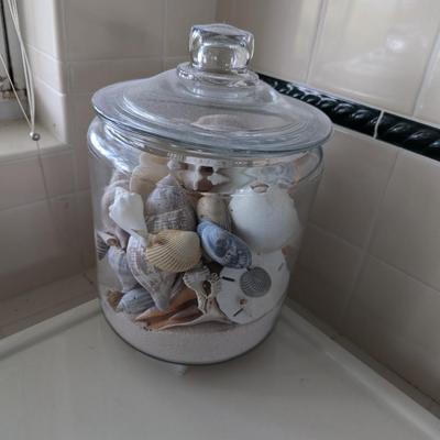 Large Jar Of Sea Shells
