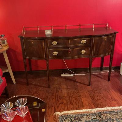 Beautiful sideboard made by Henkel and Harris, Winchester Virginia, Virginia Gallery’s