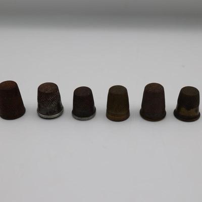 Collection of Antique Sewing Thimbles (11)