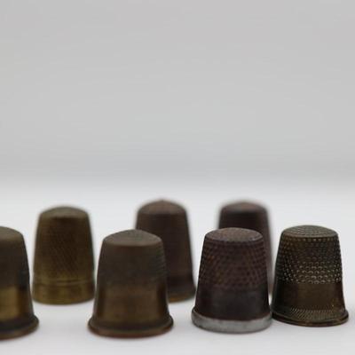 Collection of Antique Sewing Thimbles (11)